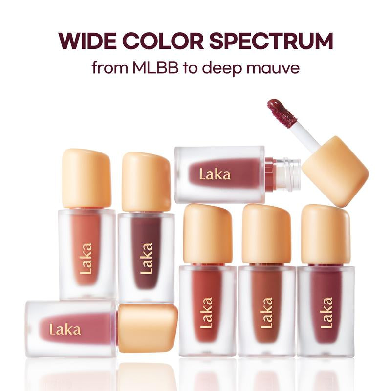 [Laka] Mini Fruity Glam Tint — Glossy Lip Tint with a Lightweight, Non-Sticky Feel That Leaves a Transfer-Proof Stain